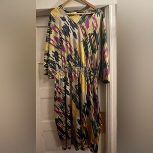 Silky Batwing dress
